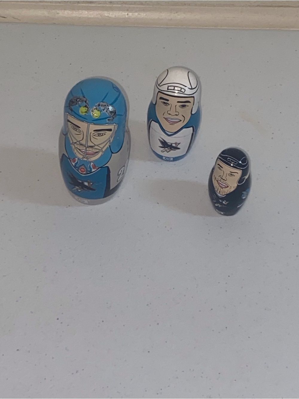 HP Blue and Silver Hockey Team Collectible Doll